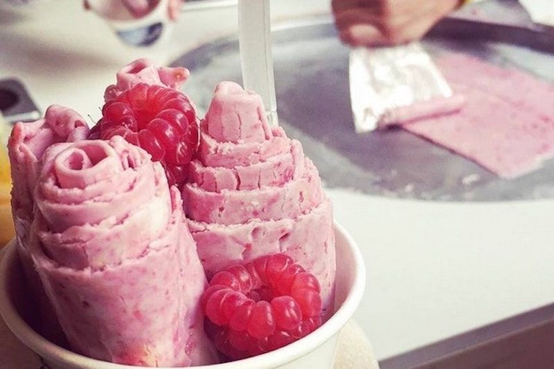 Glace à la Plancha
